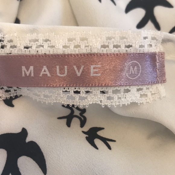 Mauve Anthropologie Bird High/Low Top Size M - Picture 3 of 3